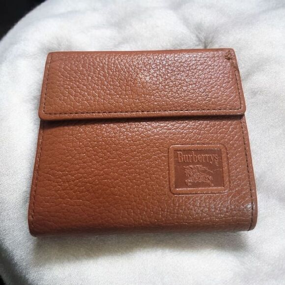 Burberrys VTG Leather Kisslock Wallet - Picture 1 of 11